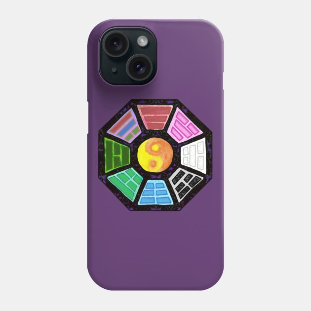 Painted Bagua Phone Case by Jan4insight TeeStore