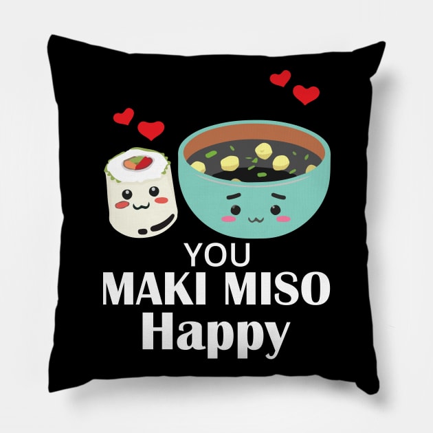 You Maki Me So Happy - Sushi Pillow by CRE4TIX