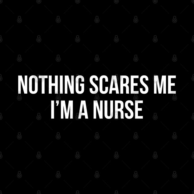 Nothing Scares Me I'm A Nurse by evokearo