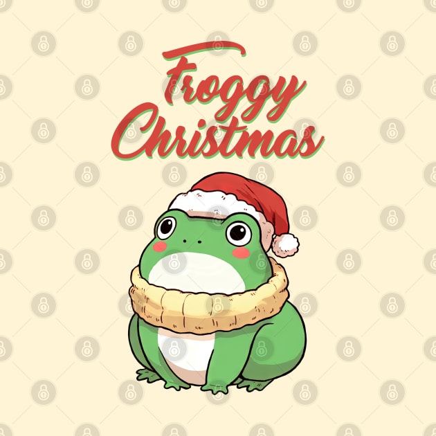 Froggy Christmas Frog by Takeda_Art