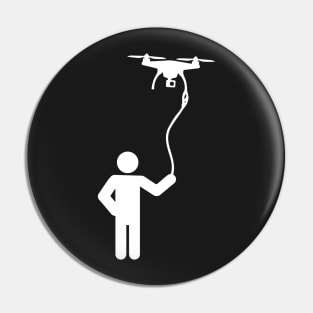 Walking the Drone on a Leash Pin