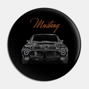 Mustang Classic Car Front & Rear End Pin