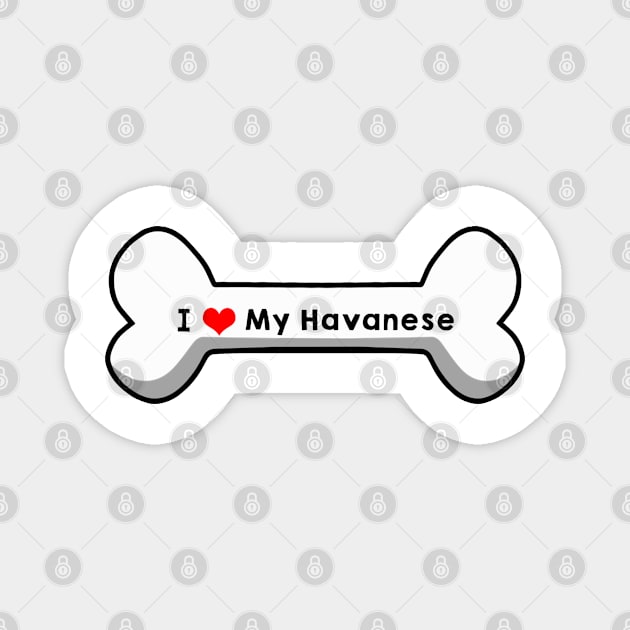 I Love My Havanese Magnet by mindofstate