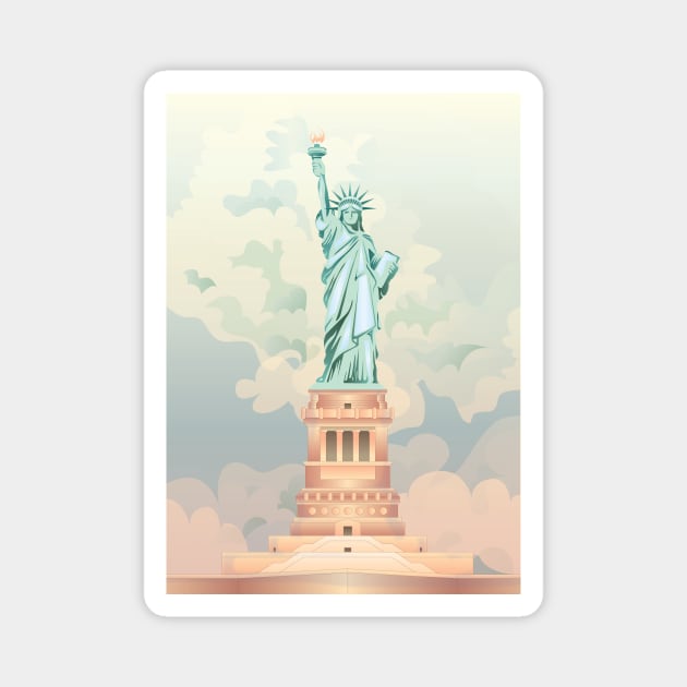 The Statue of Liberty Magnet by Marija154