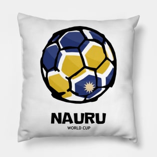 Nauru Football Country Flag Pillow
