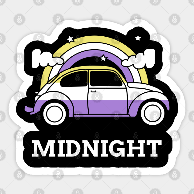 Mid Night Club Retro Car Design, Japan, Midnight Club, High Speed, Teen,  Car Special - Midnight Club - Sticker | TeePublic