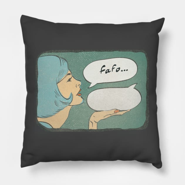 Fafo Pillow by myhovercraft