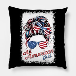 All American girl mother day 2024 Pillow