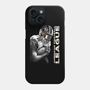 American football league painting Phone Case