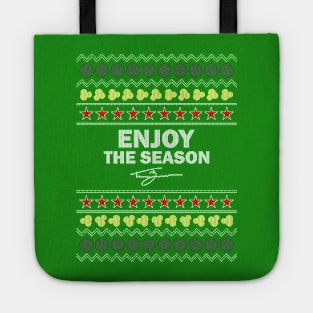 Tanner Zipchen - Enjoy the Season (Holiday Sweater) Tote