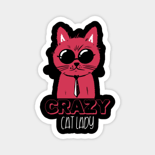 Crazy Cat Lady Magnet