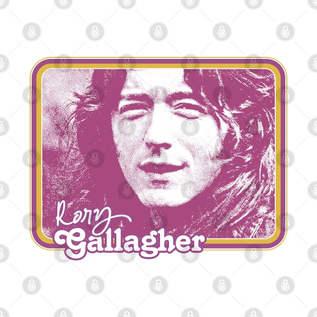 Rory Gallagher // Retro Tribute Fanart Design by DankFutura