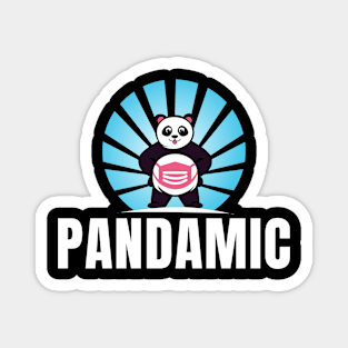 Pandemic Panda Pandamic Epidemic Quarantine Virus Magnet