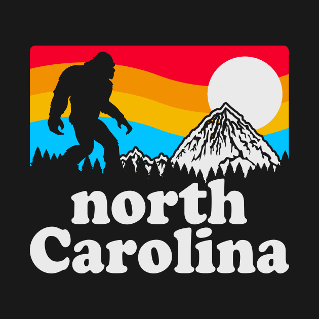 North Carolina Bigfoot, Sasquatch National Park Carolina Mountains Sasquatch Yeti by ThatVibe