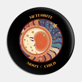 Meteorite Collector "Meteorite Moon Child" Meteorite Pin
