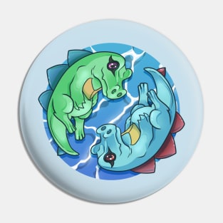 Balanced Totodile Pin