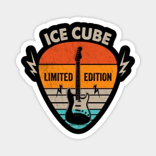 Vintage Ice Cube Name Guitar Pick Limited Edition Birthday Magnet