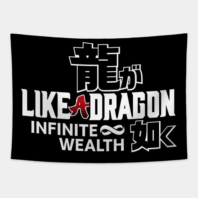 Like A Dragon Infinite Wealth Logo Tapestry by eternal sunshine