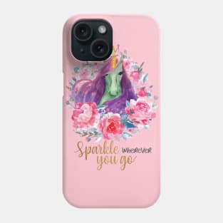 Sparkle wherever you go Phone Case