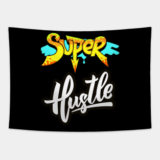 SUPER HUSTLE CITY DESIGN Tapestry