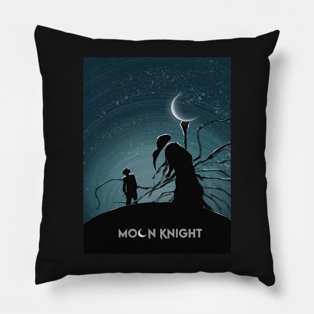 Moon Knight | Artprint Pillow by Archana7