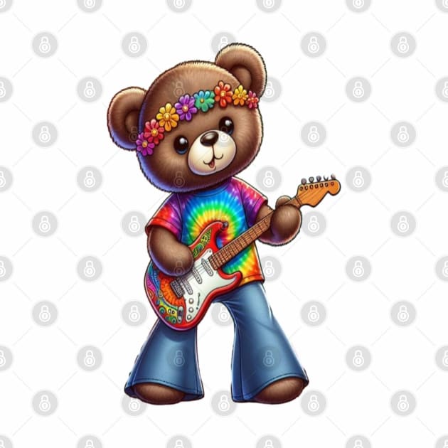 Hippie Bear by Out of the world