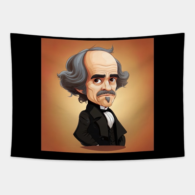 Nathaniel Hawthorne Tapestry by ComicsFactory