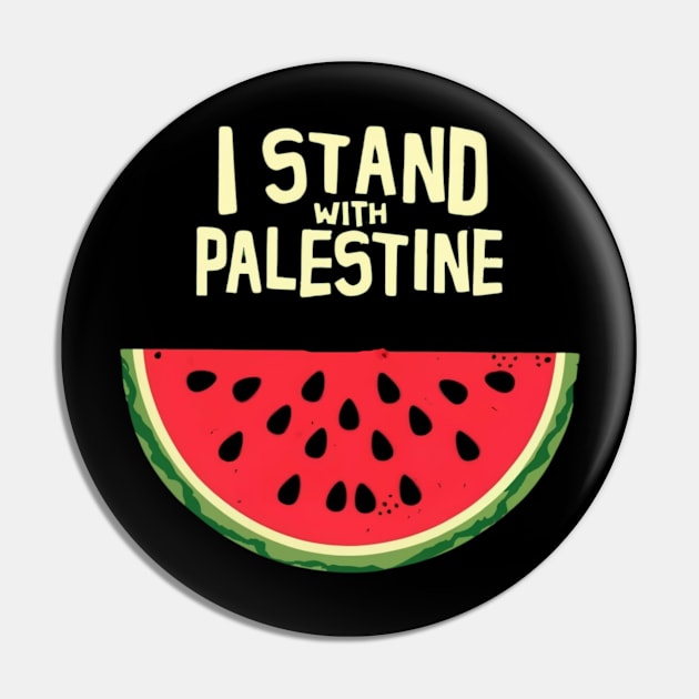 I stand with palestine Pin by Aldrvnd