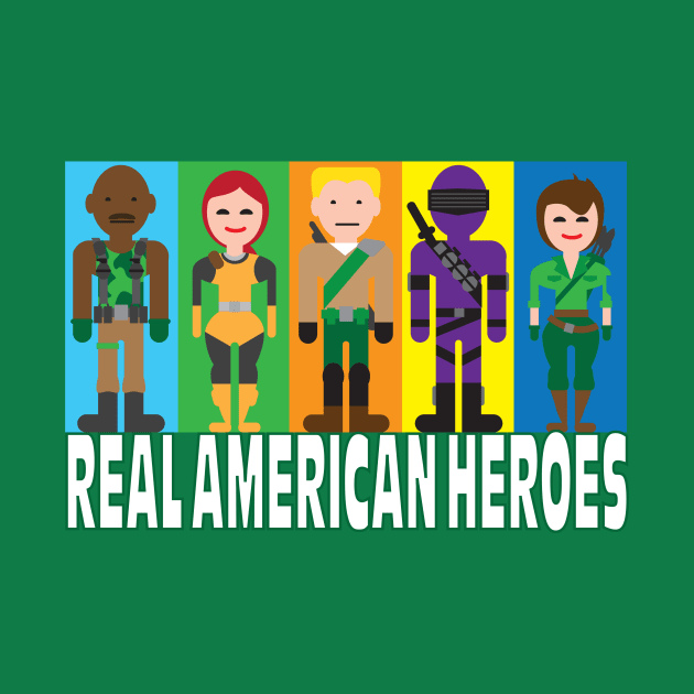 Real American Heroes by Hart Comic Art