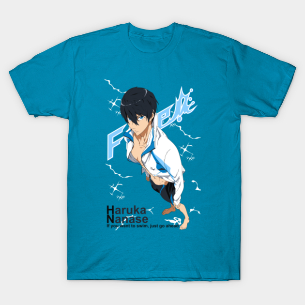 Haruka Nanase Free Anime Characters T Shirt Teepublic