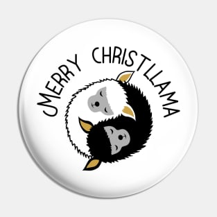 merry christmas llama Pin