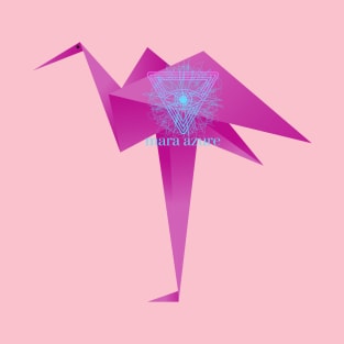 Origami Pink Flamingo T-Shirt