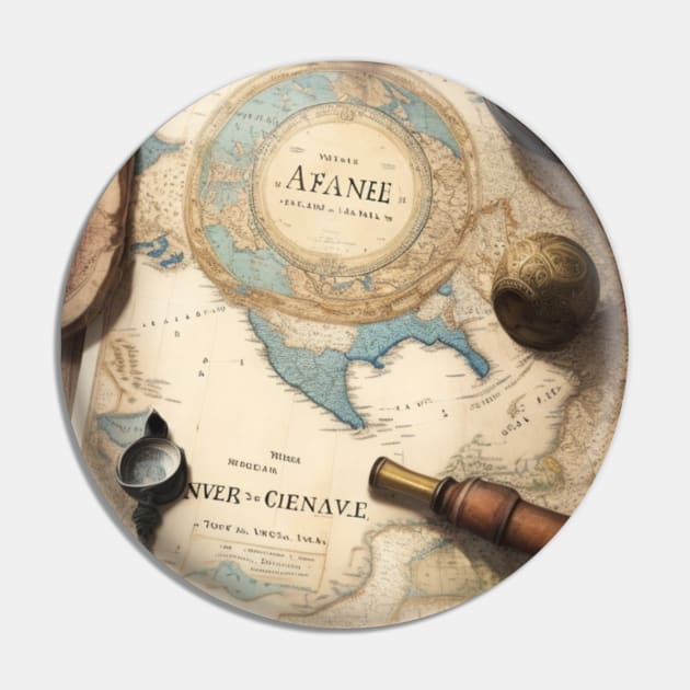 A vintage world map. Pin by MeriemBz