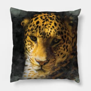 Jaguar Head. Pillow