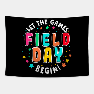 Field Day Let Games Start Begin Kids Boys Girls Teachers Tapestry