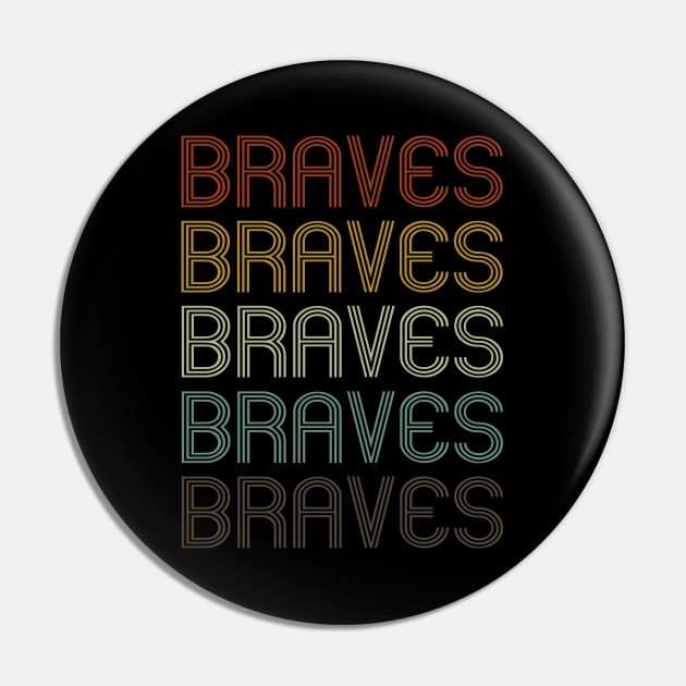 Retro Braves | Braves Team Pin by cytoplastmaximume