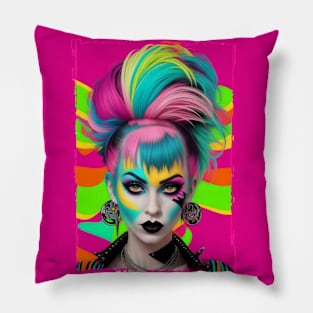 Lady Punk Pillow