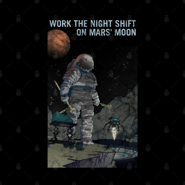 Distressed NASA Recruitmant Poster by Slightly Unhinged