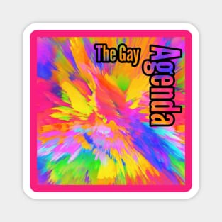 The Gay Agenda Notebook Magnet