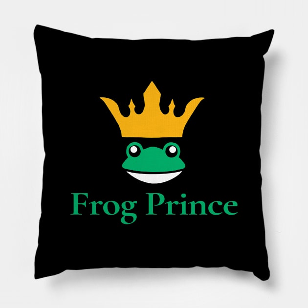 Frog Prince Fairy Tale Brothers Grimm Minimalism Folktale Pillow by Decamega