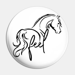 Horse lover desing gifts Pin