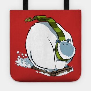 Sledding Yeti Tote