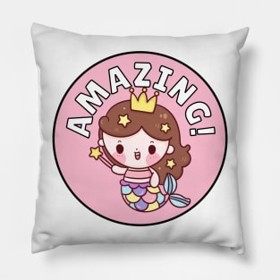 Amazing Little Cute Mermaid Pillow