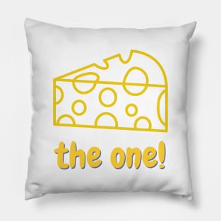 Cheese the One Line Art | Romantic Cheese Pun Pillow