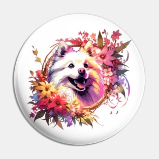 American Eskimo Dog Mothers Day Dog Mom Special Gift Pin