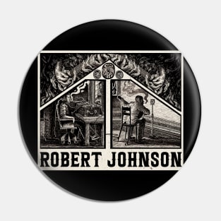 Inspirational Riffs Robert Johnson's Guitar Genius Pin