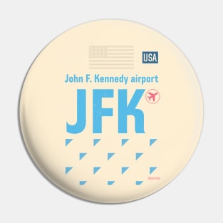 New York JFK 500 Pin