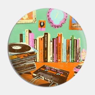 RECORDS N TAPES Pin