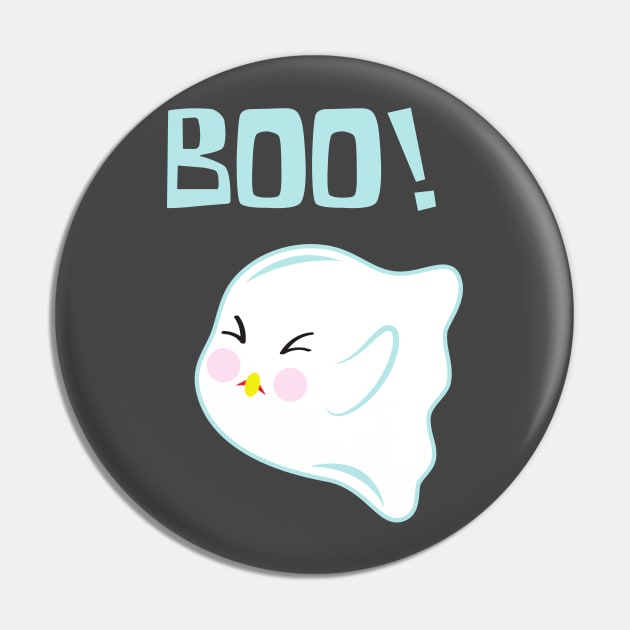 Halloween Ghost Boo Pin by Bullenbeisser.clothes