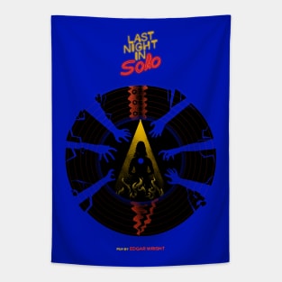 last night in soho minimalist poster Tapestry